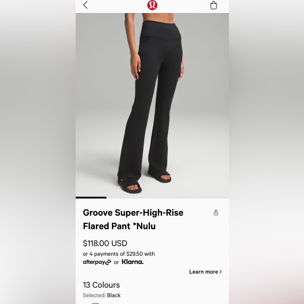BNWT groove flare